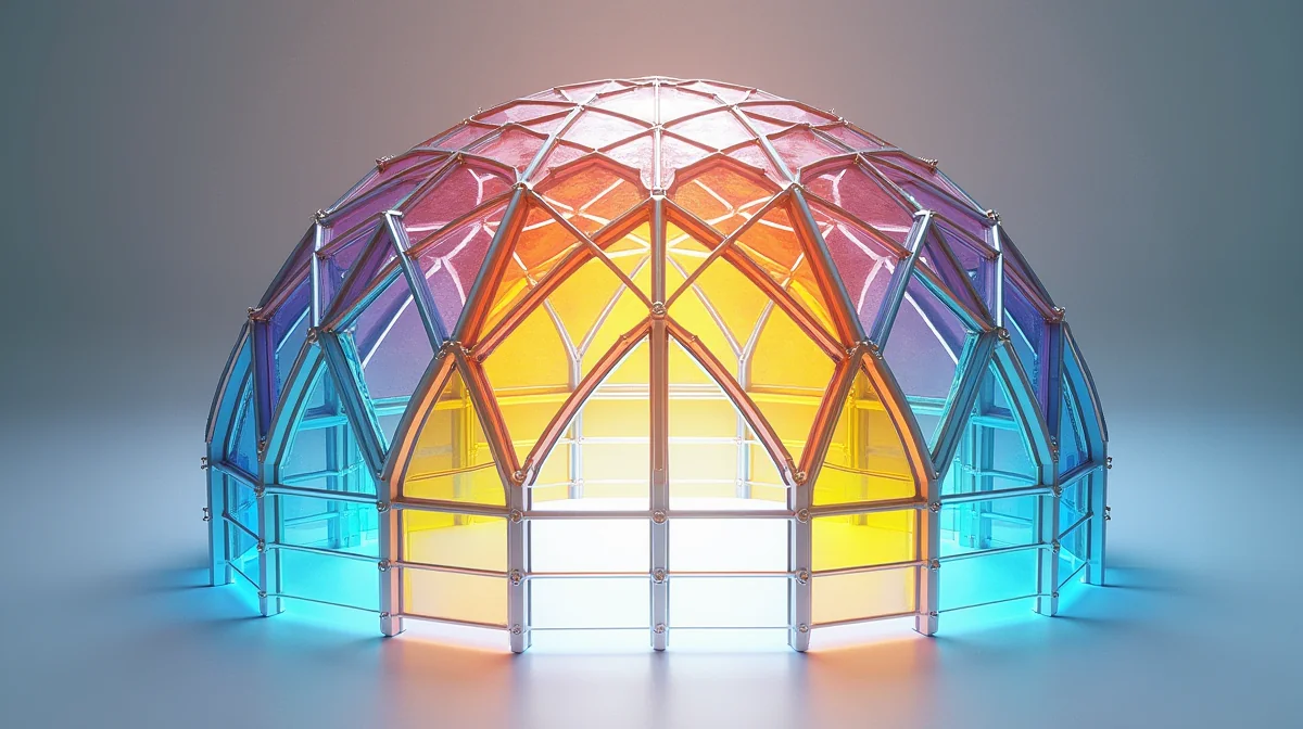 técnicas ensamblaje domos de vitral